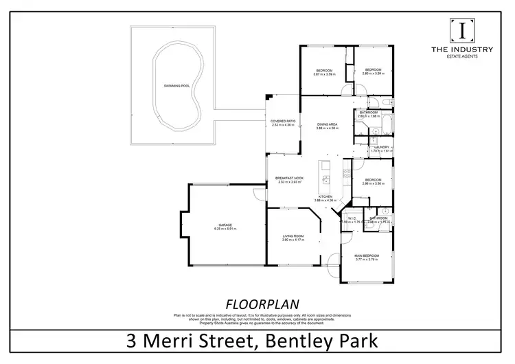 Floorplan of Homely house listing, 3 Merri Street, Bentley Park QLD 4869