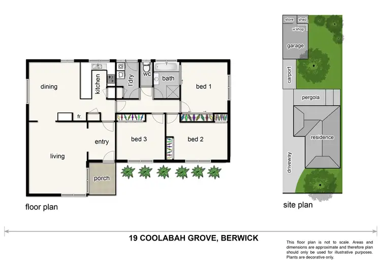 Floorplan of Homely house listing, 19 Coolabah Grove, Berwick VIC 3806