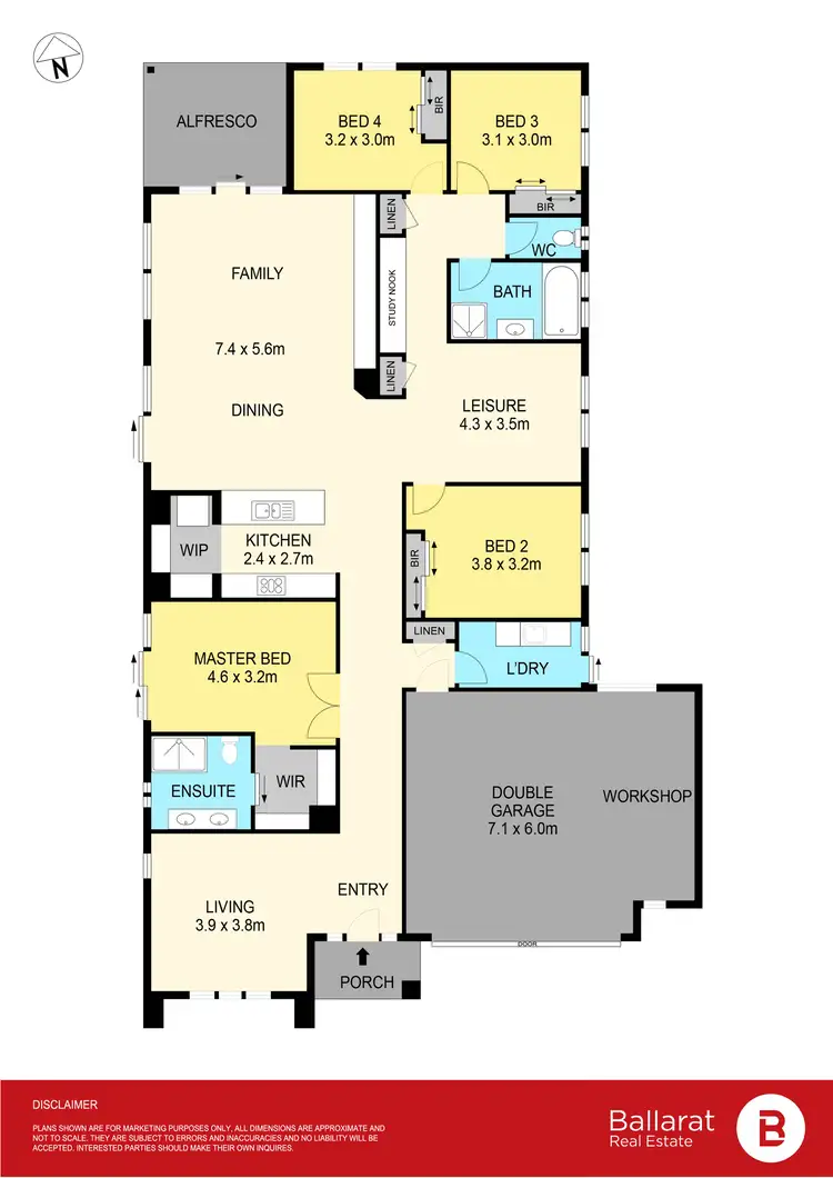 Floorplan of Homely house listing, 200 Ballarat-Carngham Road, Alfredton VIC 3350