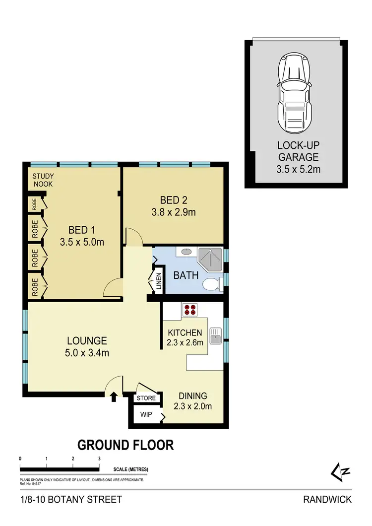 Floorplan of Homely apartment listing, 1/8 Botany Street, Randwick NSW 2031