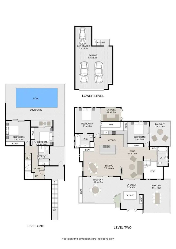 Floorplan of Homely house listing, 2/41 Dress Circle Drive, Lennox Head NSW 2478