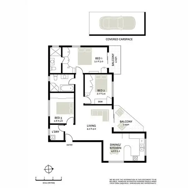 Floorplan of Homely unit listing, 13/122 Todman Avenue, Kensington NSW 2033