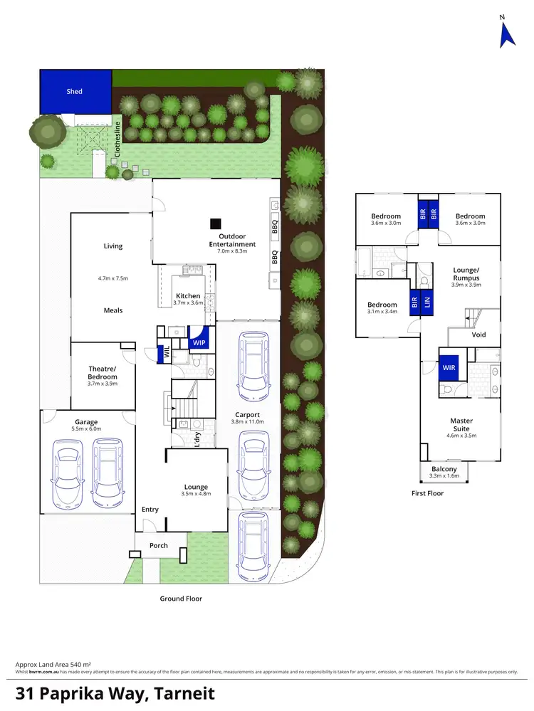 Floorplan of Homely house listing, 31 Paprika Way, Tarneit VIC 3029