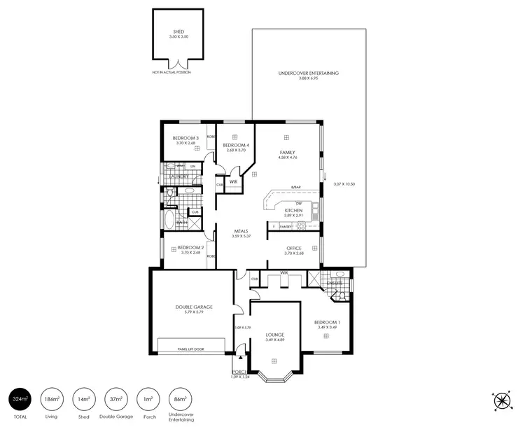 Floorplan of Homely house listing, 18 Benjamin Gray Drive, Littlehampton SA 5250