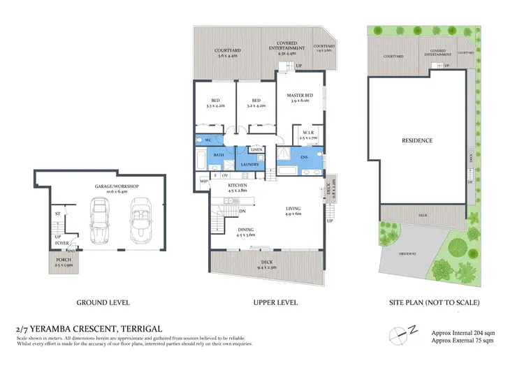 Floorplan of Homely townhouse listing, 2/7 Yeramba Crescent, Terrigal NSW 2260