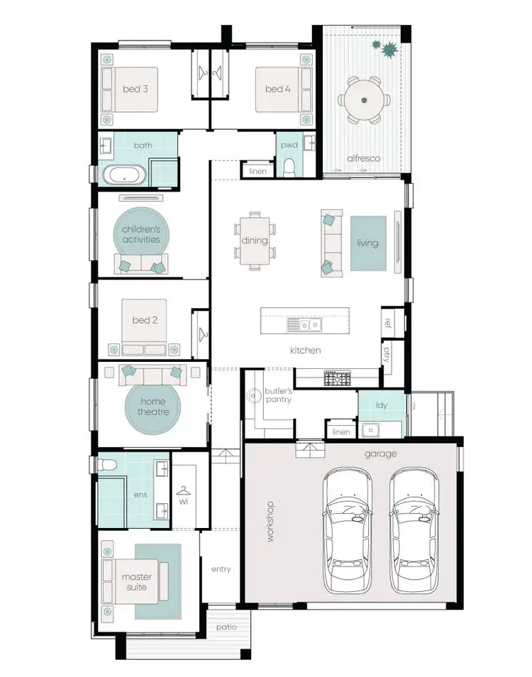 Floorplan of Homely house listing, 25 Bushel Approach, Gilead NSW 2560