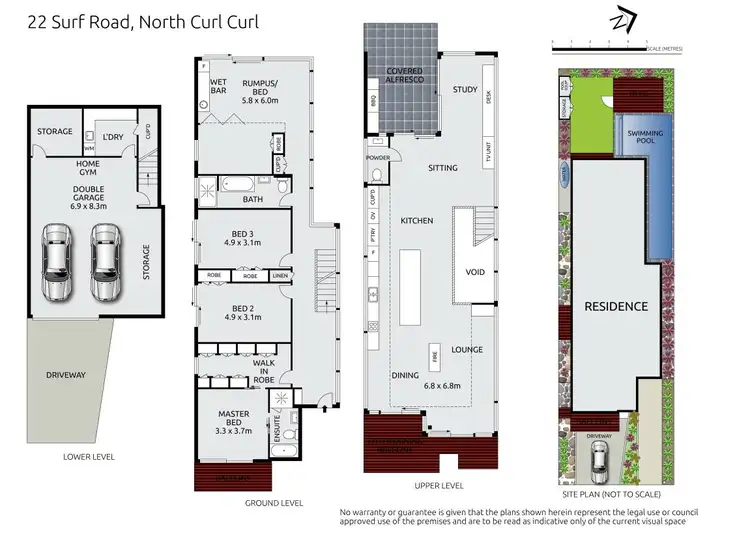 Floorplan of Homely house listing, 22 Surf Road, North Curl Curl NSW 2099