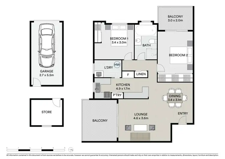 Floorplan of Homely apartment listing, 10/199 Auburn Road, Yagoona NSW 2199