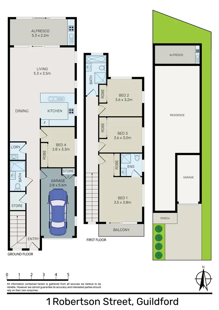 Floorplan of Homely house listing, 1 Robertson Street, Guildford NSW 2161