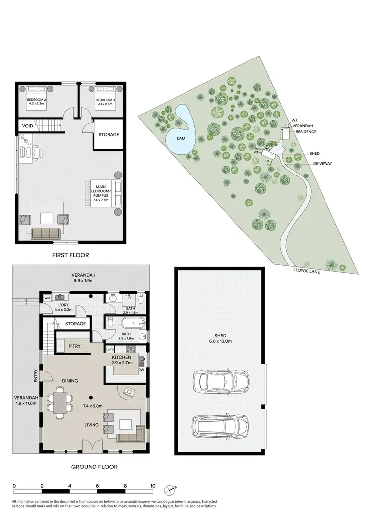 Floorplan of Homely house listing, 36 Lloyds Lane, Napoleons VIC 3352