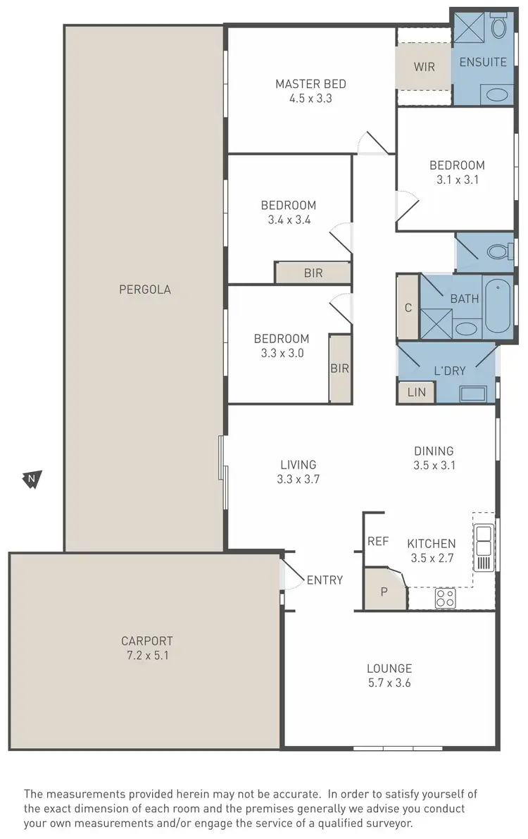Floorplan of Homely house listing, 5 Tarwin Place, Wyndham Vale VIC 3024
