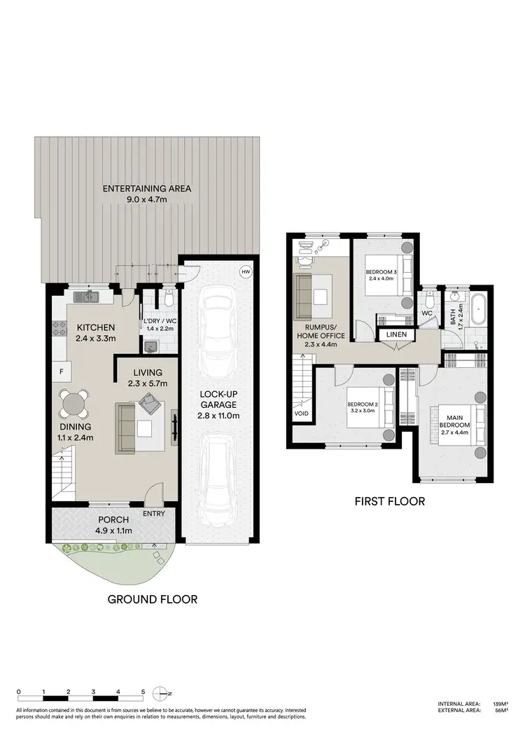Floorplan of Homely townhouse listing, 9/18 Vega Street, Revesby NSW 2212