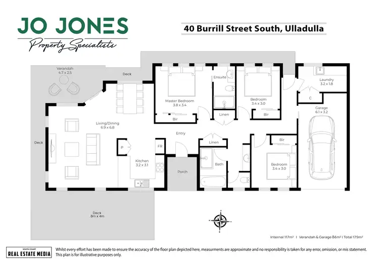 Floorplan of Homely house listing, 40 Burrill Street South, Ulladulla NSW 2539