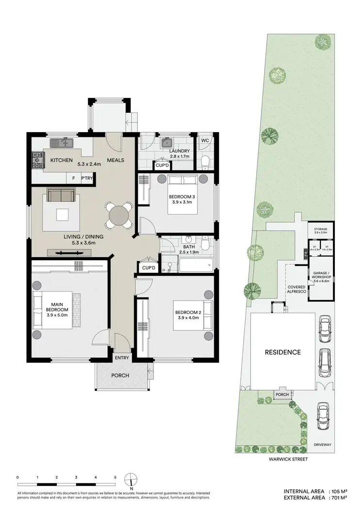 Floorplan of Homely house listing, 20 Warwick Street, Punchbowl NSW 2196