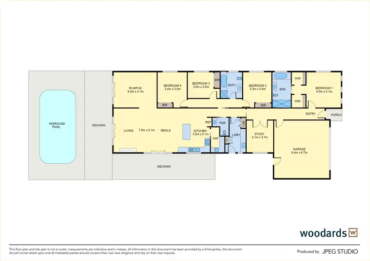 Floorplan of Homely house listing, 9 Wattle Grove, Riddells Creek VIC 3431