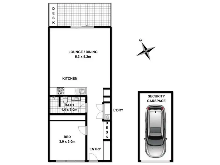 Floorplan of Homely apartment listing, 204/3-7 Birdwood Avenue, Lane Cove NSW 2066