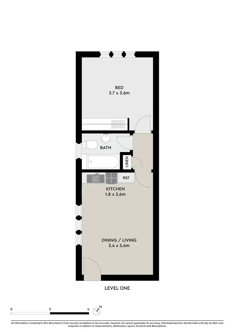 Floorplan of Homely apartment listing, 6/12 St Andrews Place, Cronulla NSW 2230