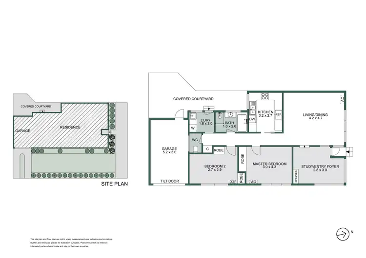 Floorplan of Homely villa listing, 1/117 Cochrane Street, Brighton VIC 3186