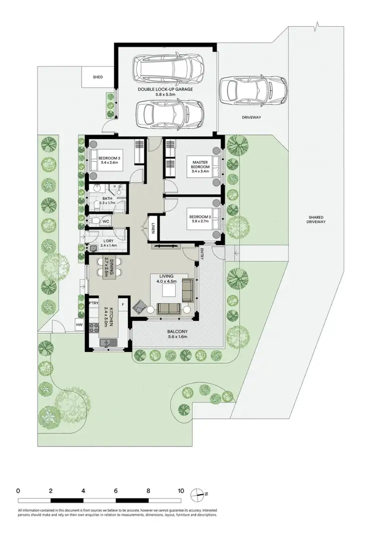 Floorplan of Homely villa listing, 1/2 Waratah Street, Oatley NSW 2223