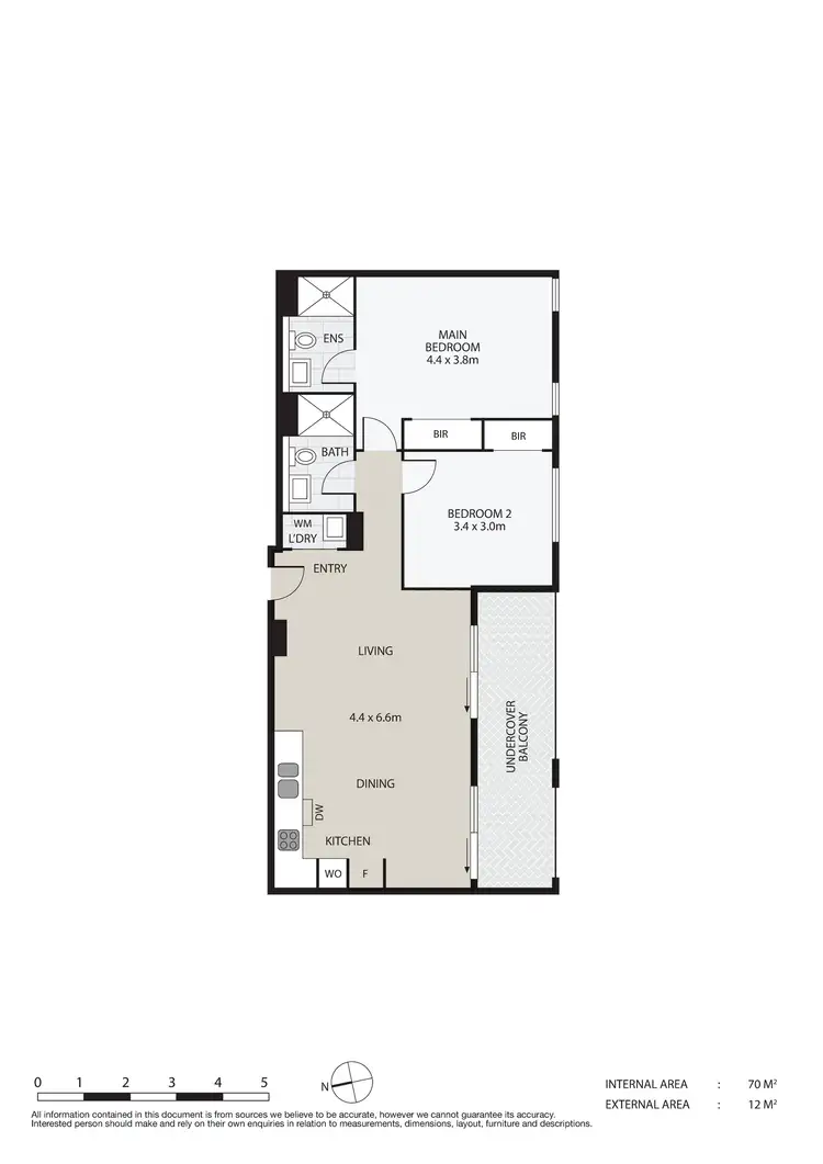 Floorplan of Homely apartment listing, G08/180 Reynolds Road, Doncaster East VIC 3109