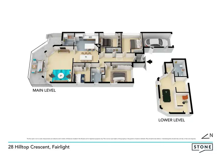 Floorplan of Homely house listing, 28 Hilltop Crescent, Fairlight NSW 2094