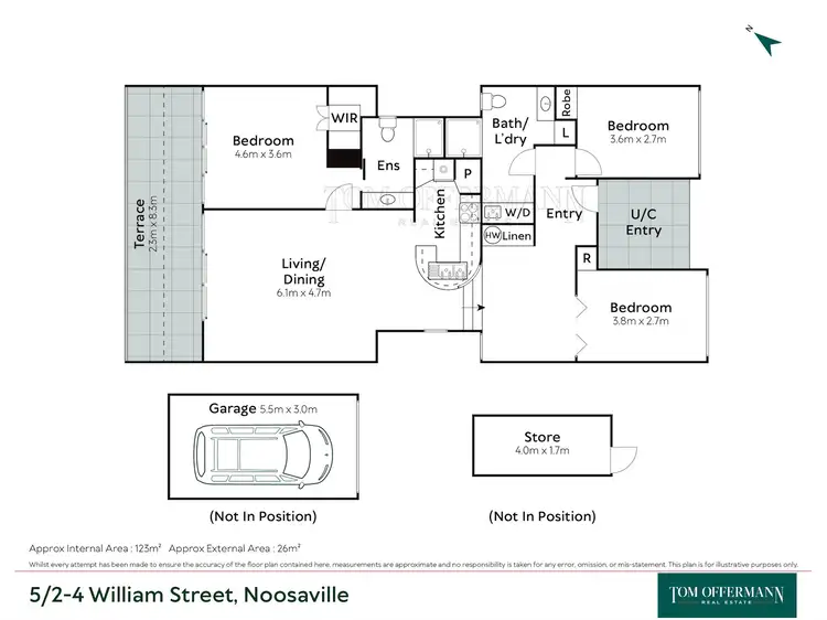 Floorplan of Homely unit listing, 5/2-4 William Street, Noosaville QLD 4566