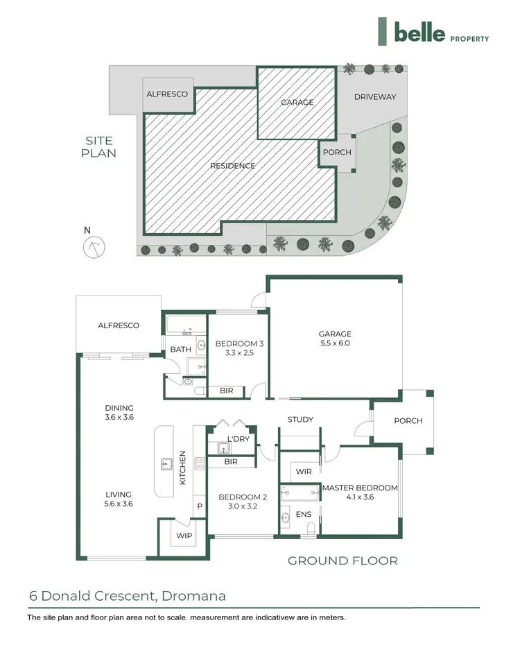 Floorplan of Homely house listing, 6 Donald Crescent, Dromana VIC 3936
