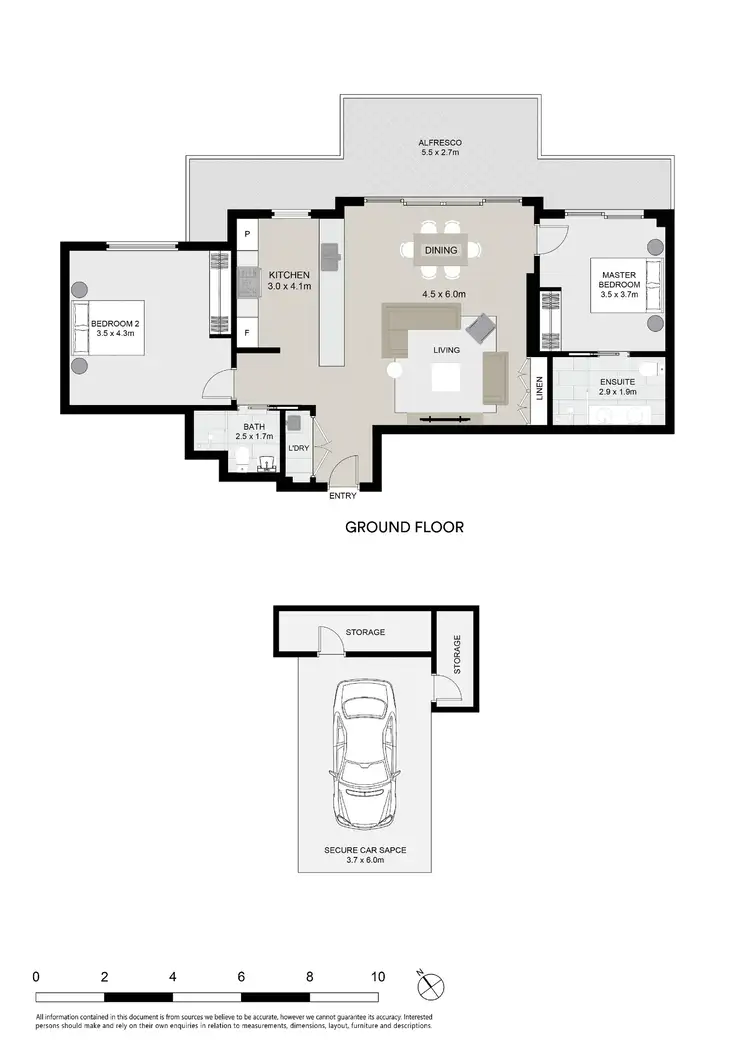 Floorplan of Homely apartment listing, 1/184 Beecroft Road, Cheltenham NSW 2119