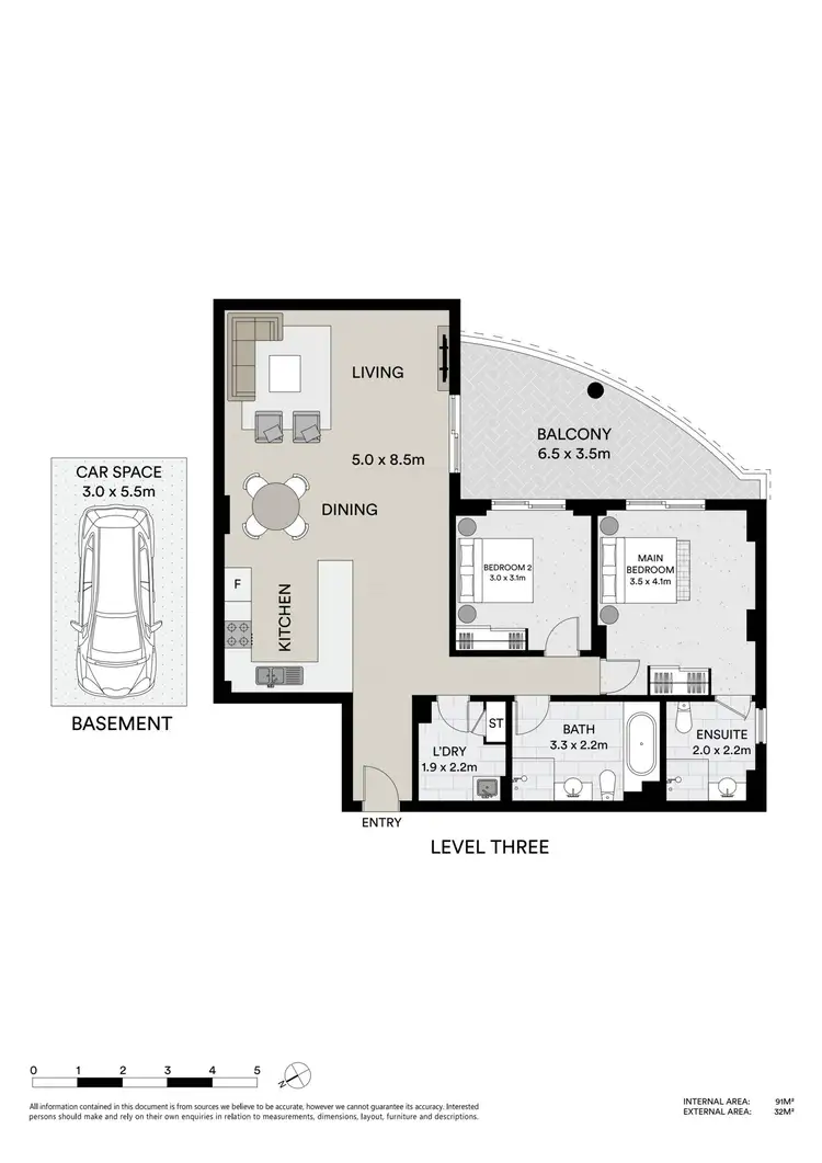 Floorplan of Homely apartment listing, 31/2-6 Market Street, Rockdale NSW 2216