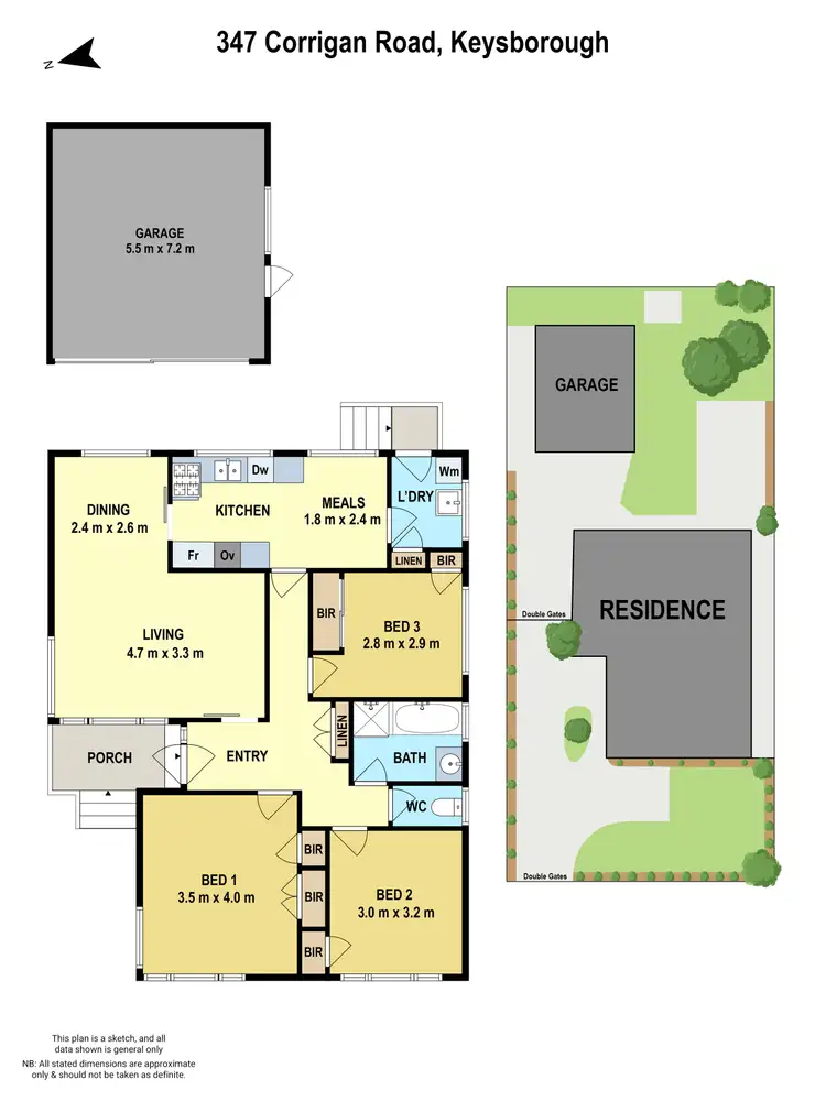 Floorplan of Homely house listing, 347 Corrigan Road, Keysborough VIC 3173