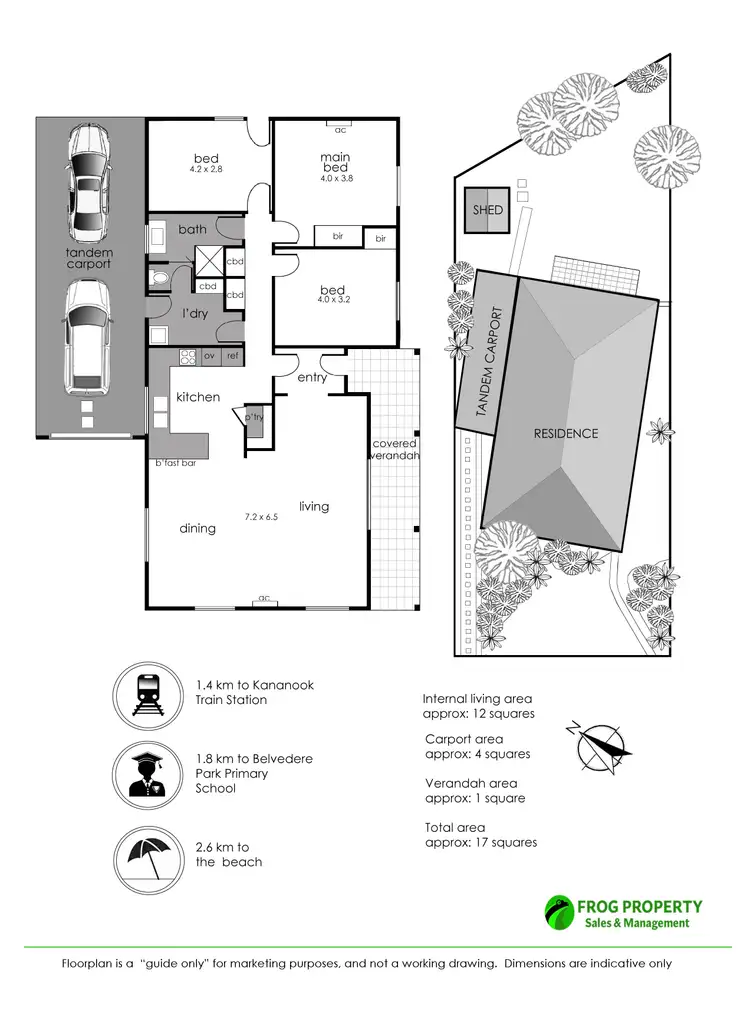 Floorplan of Homely house listing, 8 Glen Alvie Street, Seaford VIC 3198