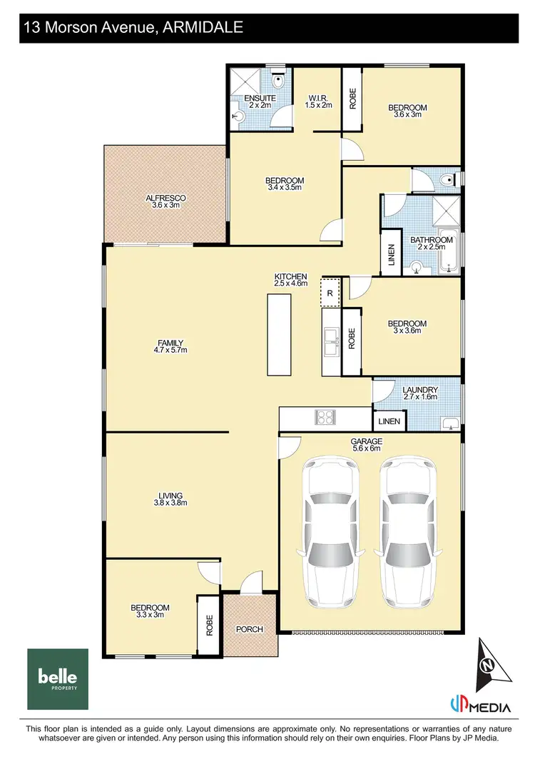 Floorplan of Homely house listing, 13 Morson Avenue, Armidale NSW 2350