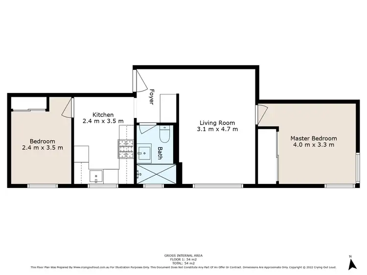 Floorplan of Homely unit listing, 6/9 Botany Street, Bondi Junction NSW 2022