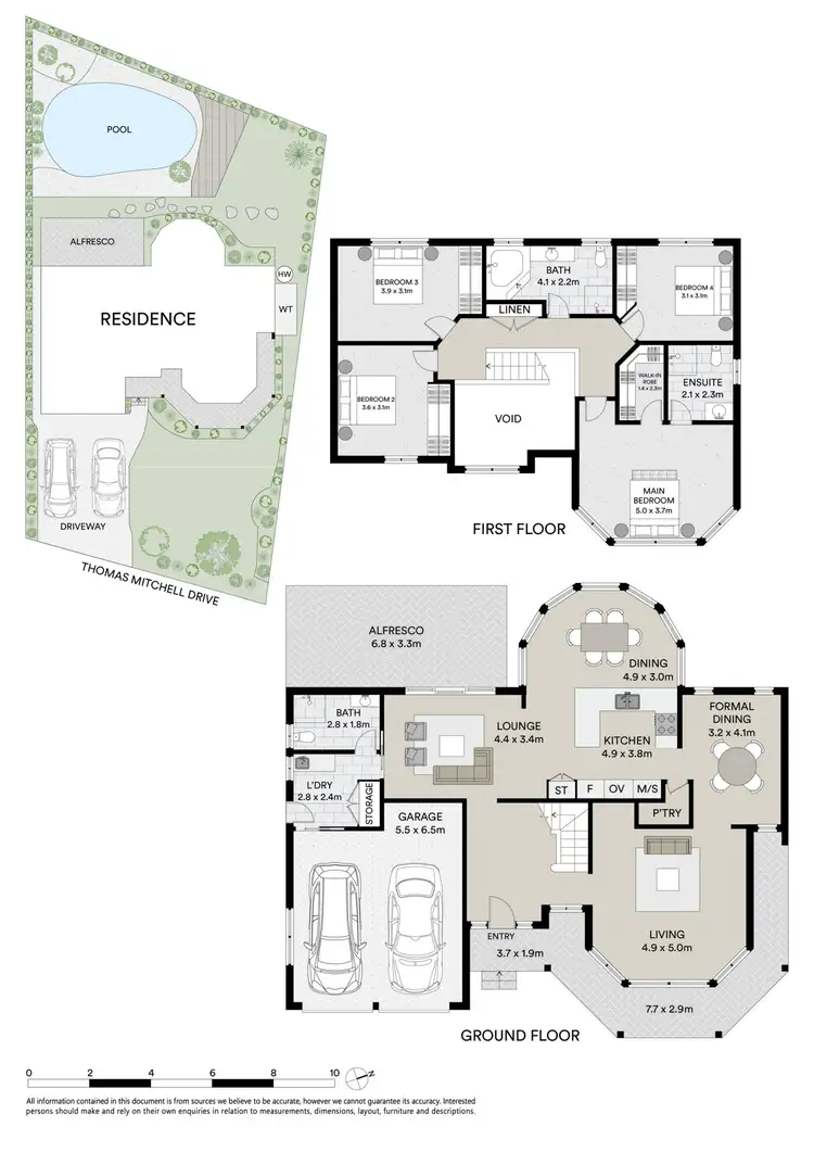 Floorplan of Homely house listing, 9 Thomas Mitchell Drive, Barden Ridge NSW 2234