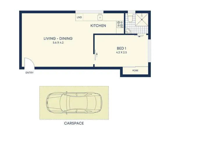 Floorplan of Homely unit listing, 25/19 Johnston Street, Annandale NSW 2038