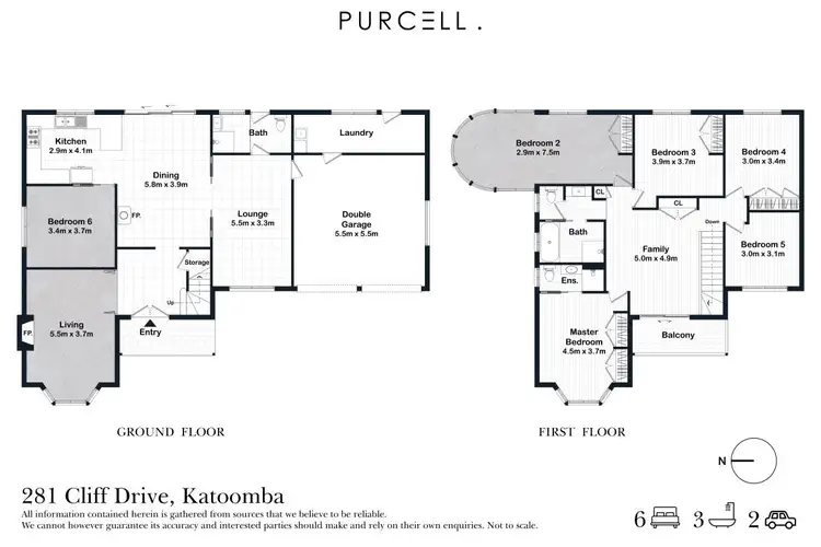Floorplan of Homely house listing, 281 Cliff Drive, Katoomba NSW 2780