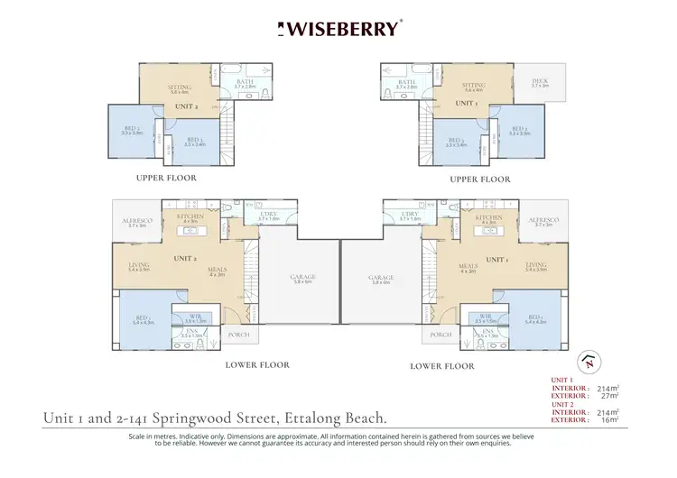 Floorplan of Homely townhouse listing, 2/141 Springwood Street, Ettalong Beach NSW 2257