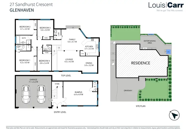 Floorplan of Homely house listing, 27 Sandhurst Crescent, Glenhaven NSW 2156