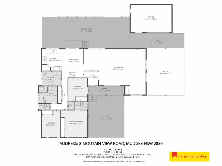 Floorplan of Homely house listing, 8 Mountain View Road, Mudgee NSW 2850