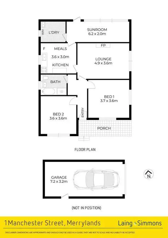 Floorplan of Homely house listing, 1 Manchester Street, Merrylands NSW 2160