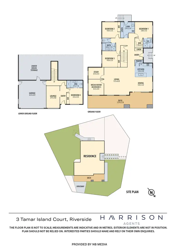 Floorplan of Homely house listing, 3 Tamar Island Court, Riverside TAS 7250