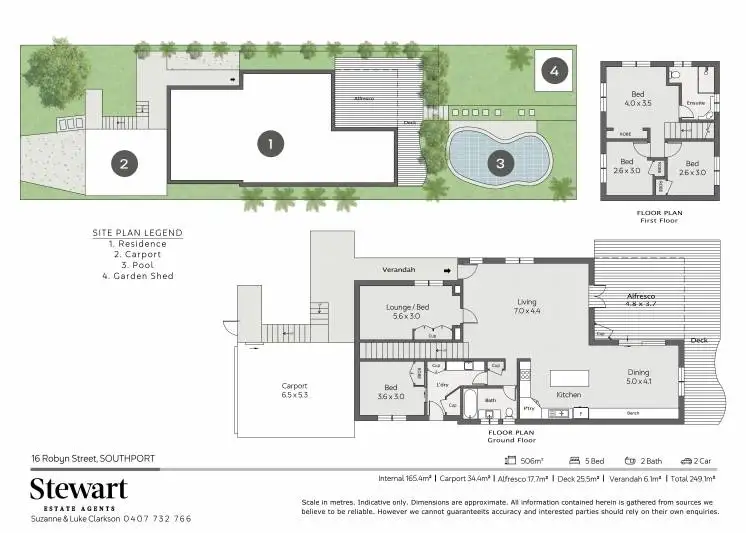 Floorplan of Homely house listing, 16 Robyn Street, Southport QLD 4215