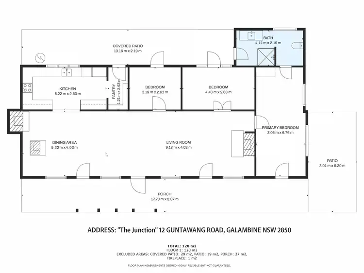 Floorplan of Homely rural property listing, 12 Guntawang Road, Mudgee NSW 2850
