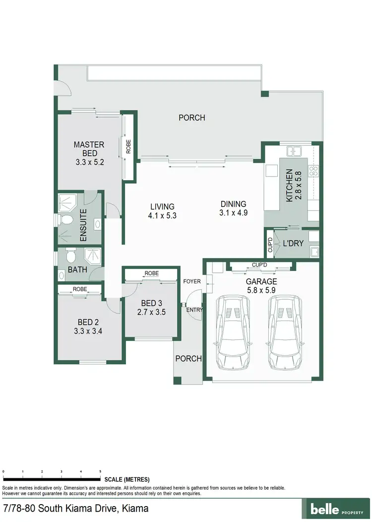 Floorplan of Homely villa listing, 7/78-80 South Kiama Drive, Kiama NSW 2533