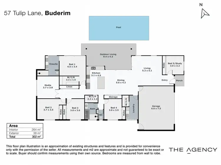 Floorplan of Homely house listing, 57 Tulip Lane, Buderim QLD 4556