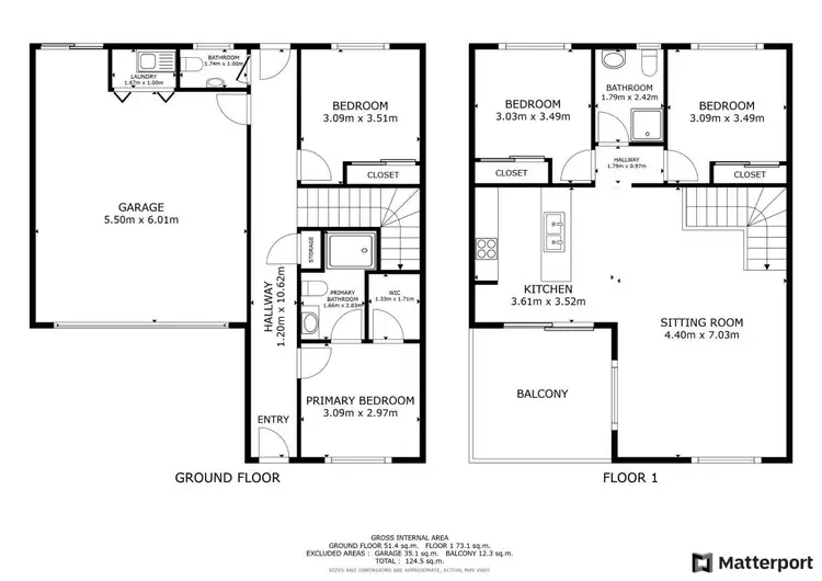 Floorplan of Homely townhouse listing, 77 Fusion Circuit, Cranbourne West VIC 3977