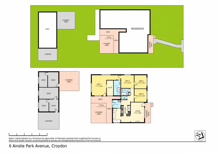 Floorplan of Homely house listing, 6 Ainslie Park Avenue, Croydon VIC 3136
