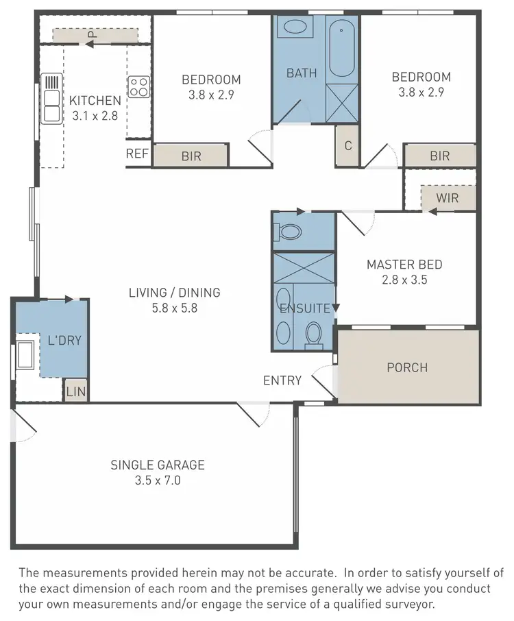 Floorplan of Homely unit listing, 235a McGrath Road, Wyndham Vale VIC 3024