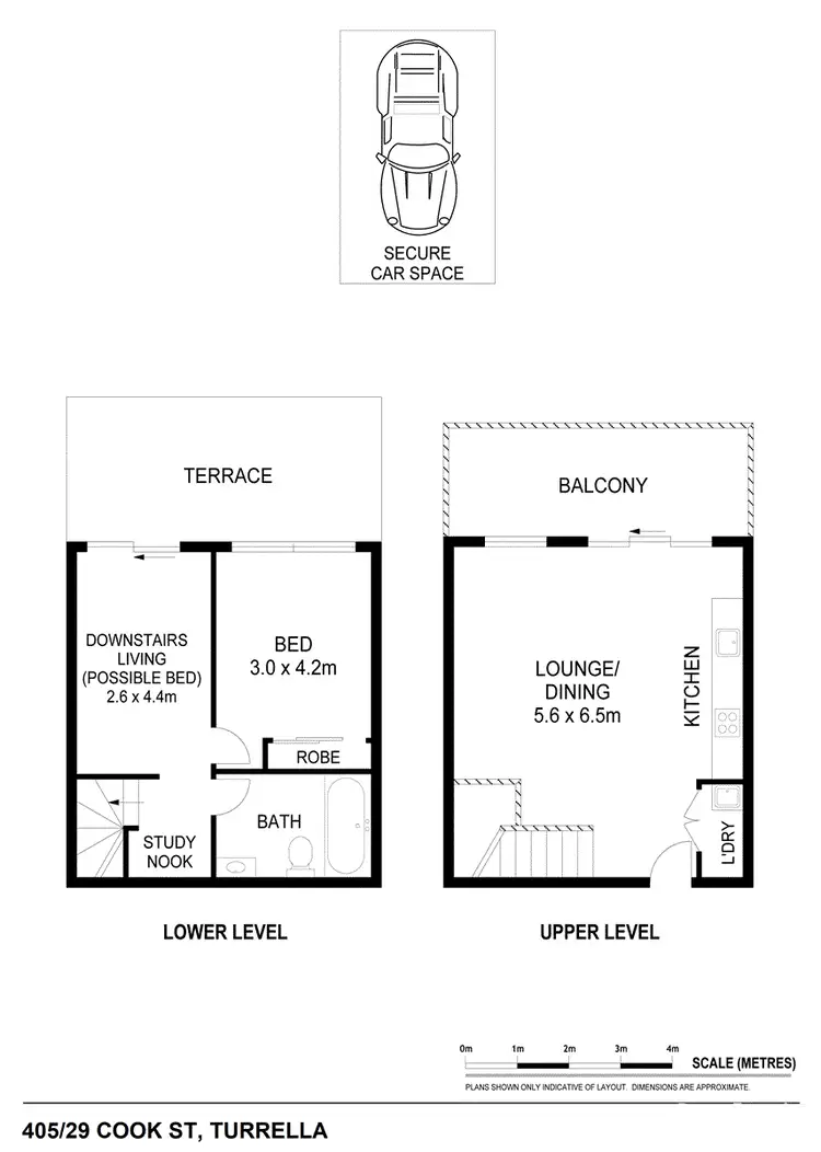 Floorplan of Homely unit listing, 405/29 Cook Street, Turrella NSW 2205