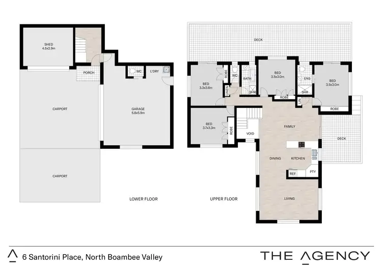 Floorplan of Homely house listing, 6 Santorini Place, North Boambee Valley NSW 2450